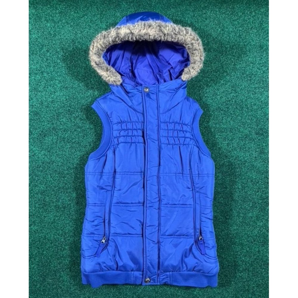 Burton Blue Cool Flavors Dry‎ Ride Snowboard Skiing Puffer Vest Womens Sz Small